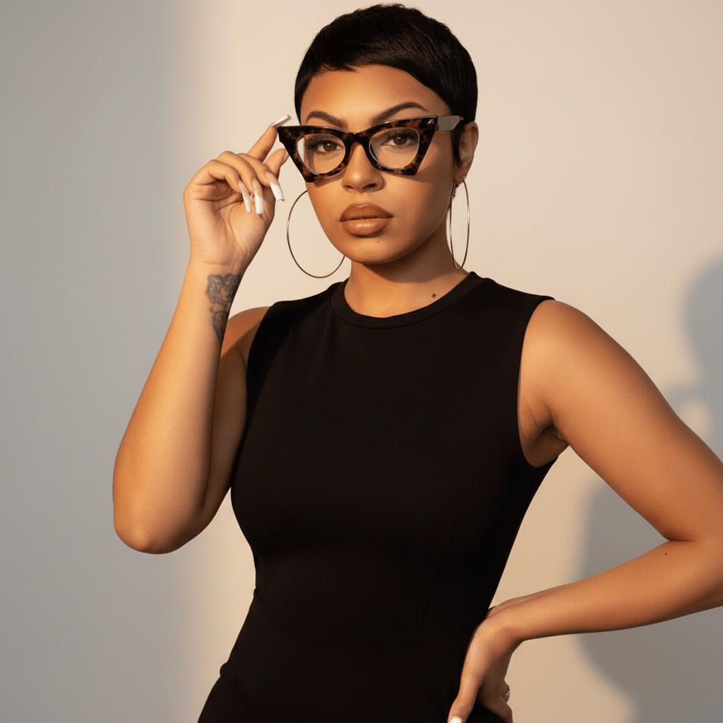 Evelyn Cat Eye Eyeglasses - Chic Women's Fashion Frames - Tha Shade Eyeglasses