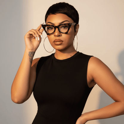 Evelyn Cat Eye Eyeglasses - Chic Women's Fashion Frames - Tha Shade Eyeglasses