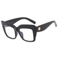 Aisha Big Square Eyeglasses - Tha Shade
