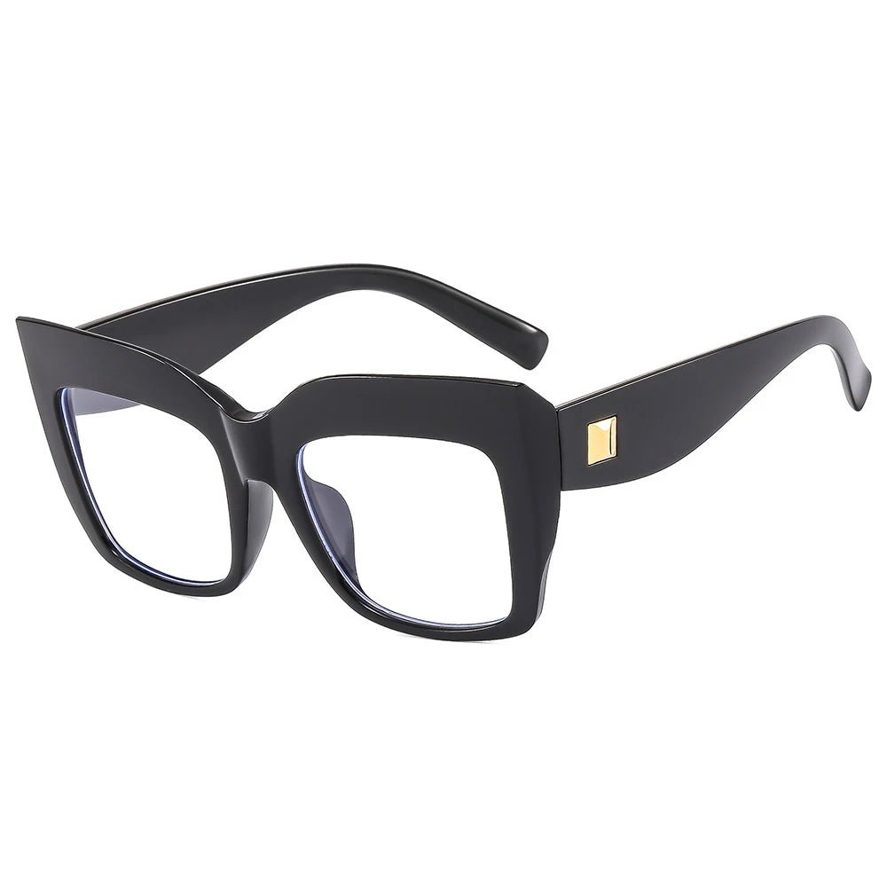 Aisha Big Square Eyeglasses - Tha Shade