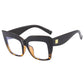 Aisha Big Square Eyeglasses - Tha Shade