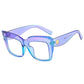 Aisha Big Square Eyeglasses - Tha Shade