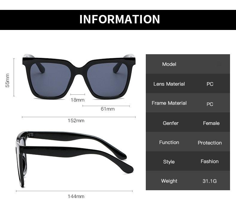 Ewelina Sunglasses - Tha Shade Square Sunglasses