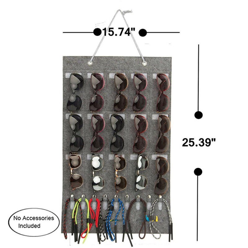 Eyeglass / Sunglasses Storage Organizer Holder - Tha Shade