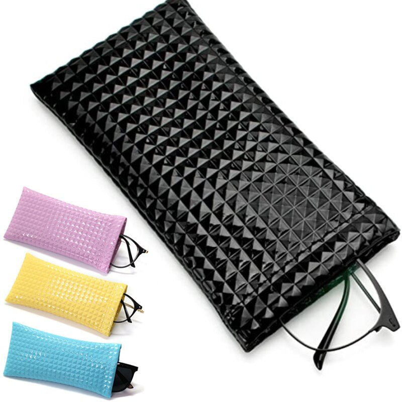 Faux Leather Sunglasses Storage Bag - Tha Shade
