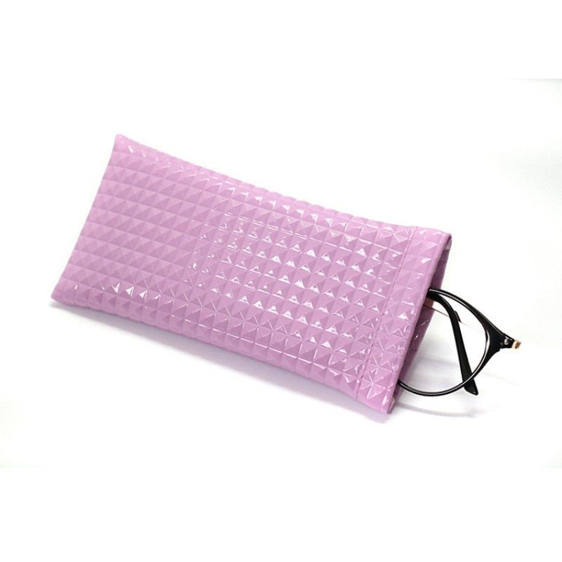 Faux Leather Sunglasses Storage Bag - Tha Shade
