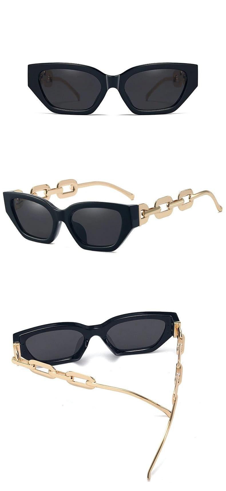 Riley Metal Chain Sunglasses - Tha Shade