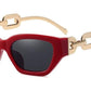 Riley Metal Chain Sunglasses - Tha Shade