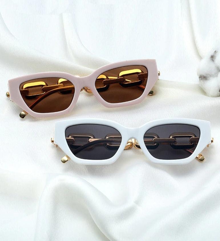 Riley Metal Chain Sunglasses - Tha Shade