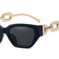 Riley Metal Chain Sunglasses - Tha Shade