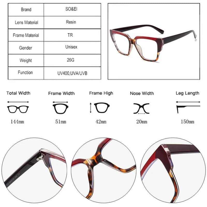Savannah Colorful Eyeglasses - Tha Shade Eyeglasses