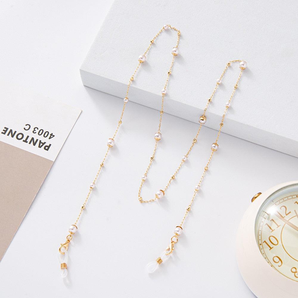 Sotiria Pearl Glasses Chain - Tha Shade