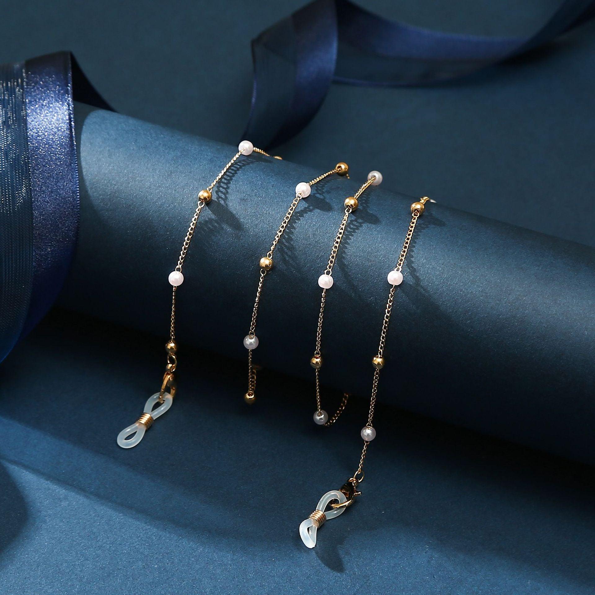 Sotiria Pearl Glasses Chain - Tha Shade