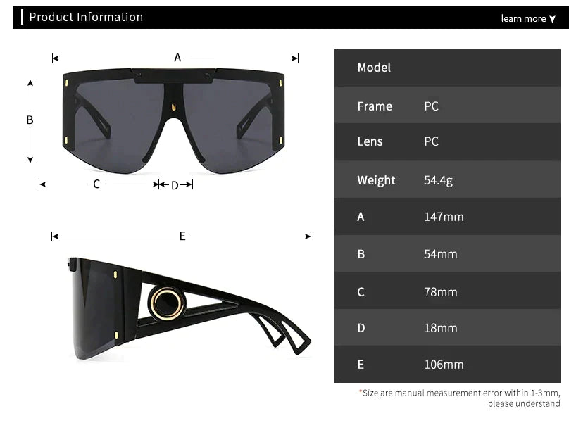 Valentina Goggle Sunglasses - Tha Shade Sunglasses